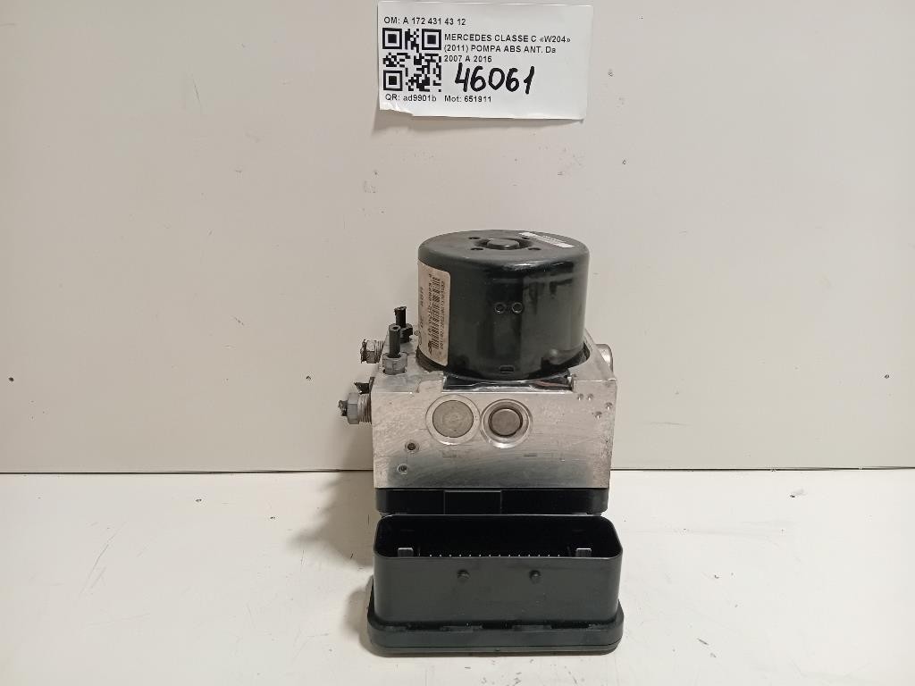 Pompa ABS ANT A 172 431 43 12 Mercedes Classe C W204 2011