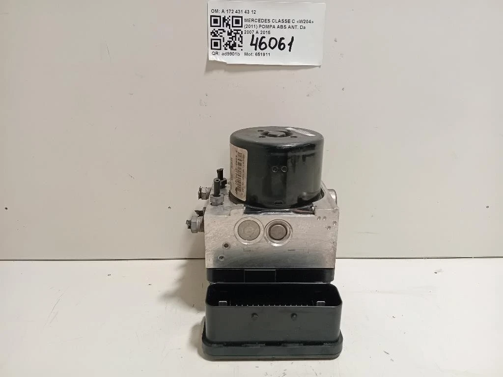 Pompa ABS ANT A 172 431 43 12 Mercedes Classe C W204 2011