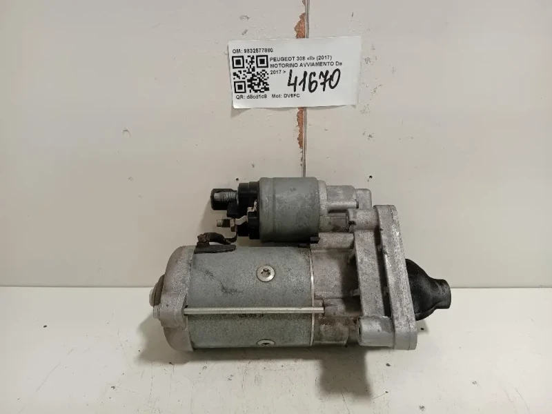 Motorino Avviamento 9832577880 Peugeot 308 II 2017