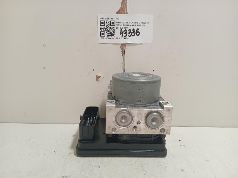 Pompa ABS ANT A2539011400 Mercedes Classe C W205 2014