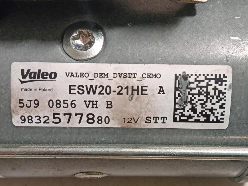 Motorino Avviamento 9832577880 Peugeot 308 II 2017