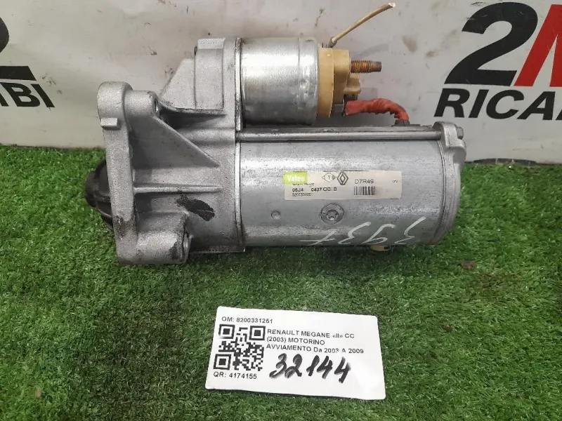 Motorino Avviamento 8200331251 Renault Megane II CC 2003