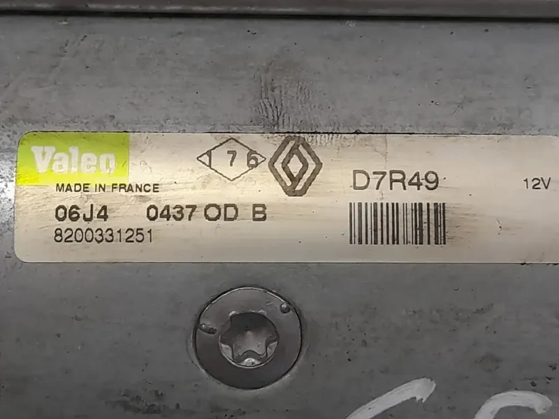 Motorino Avviamento 8200331251 Renault Megane II CC 2003