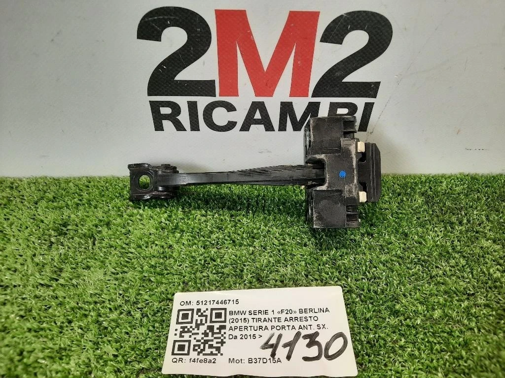Tirante Arresto Apertura Porta ANT SX 51217446715 Bmw Serie 1 F20 Berlina 2015