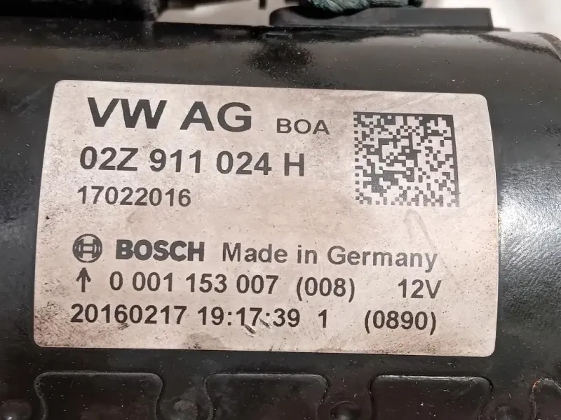 Motorino Avviamento 02Z 911 024 H Seat Toledo KG3 2013