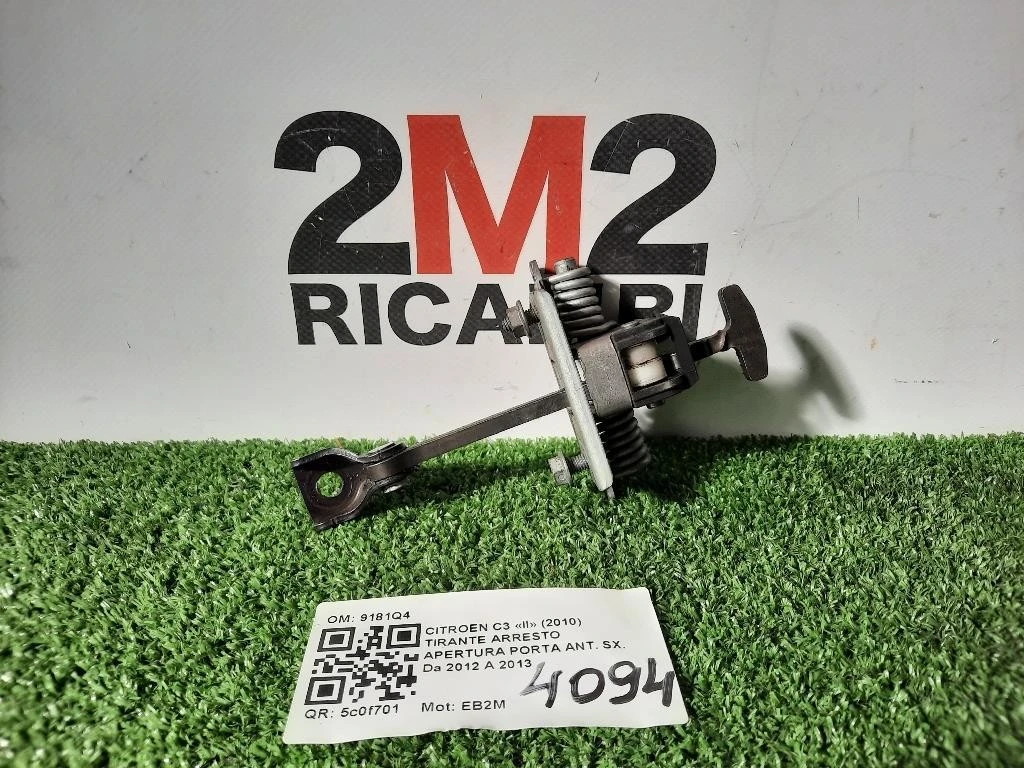 Tirante Arresto Apertura Porta ANT SX 9181Q4 Citroen C3 II 2010
