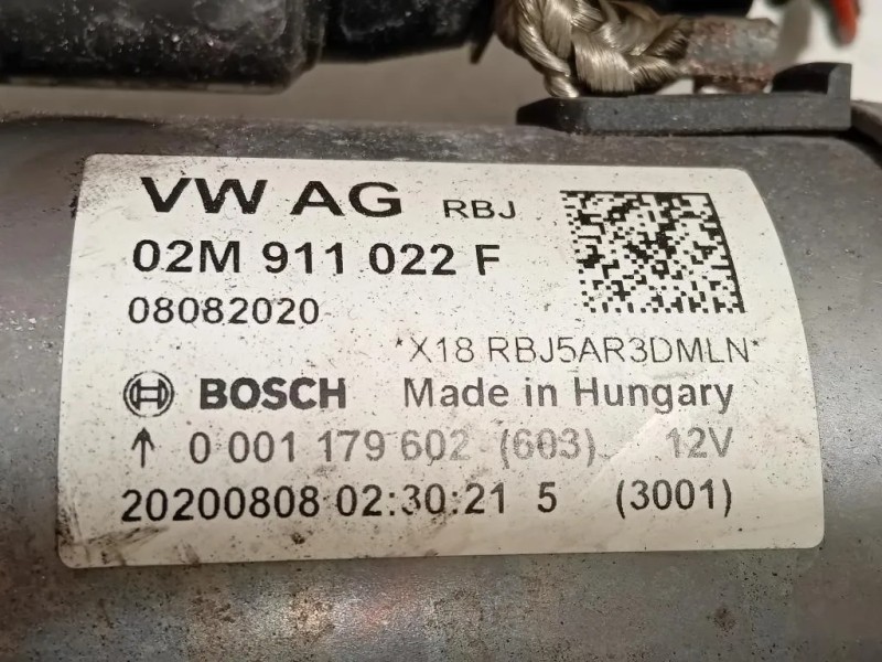 Motorino Avviamento 02M 911 022 F Skoda Fabia NJ3 2018