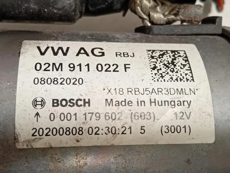 Motorino Avviamento 02M 911 022 F Skoda Fabia NJ3 2018