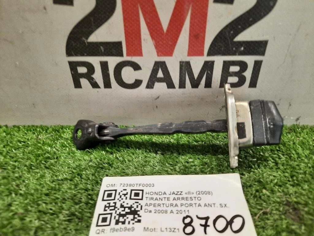 Tirante Arresto Apertura Porta ANT SX 72380TF0003 Honda JAZZ II 2008