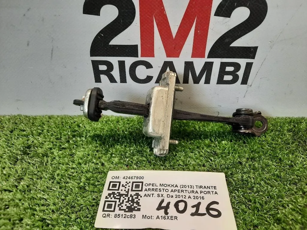 Tirante Arresto Apertura Porta ANT SX 42467900 Opel Mokka 2013
