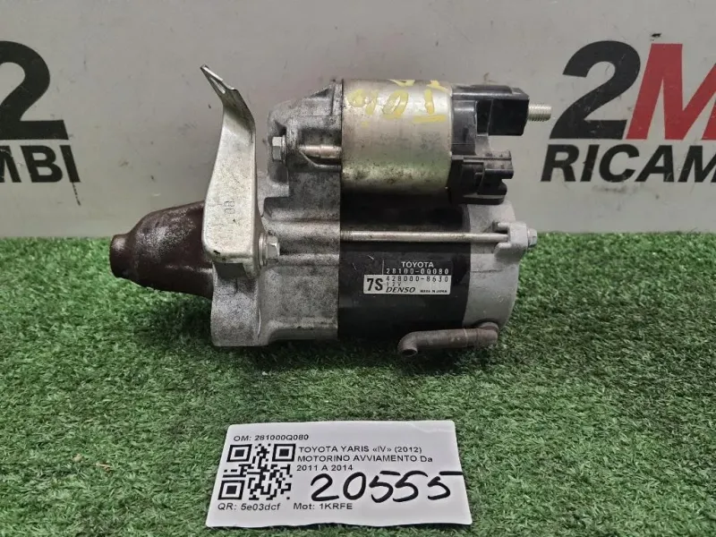 Motorino Avviamento 281000Q080 Toyota Yaris IV 2012