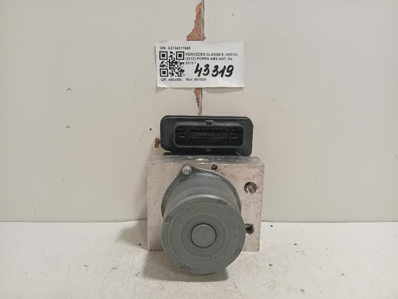 Pompa ABS ANT A2124311948 Mercedes Classe E W212 2013
