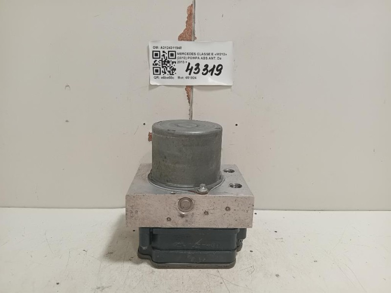 Pompa ABS ANT A2124311948 Mercedes Classe E W212 2013