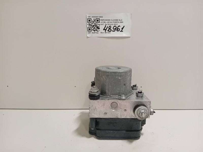 Pompa ABS ANT A0004312600 Mercedes Classe GLA X156 2014