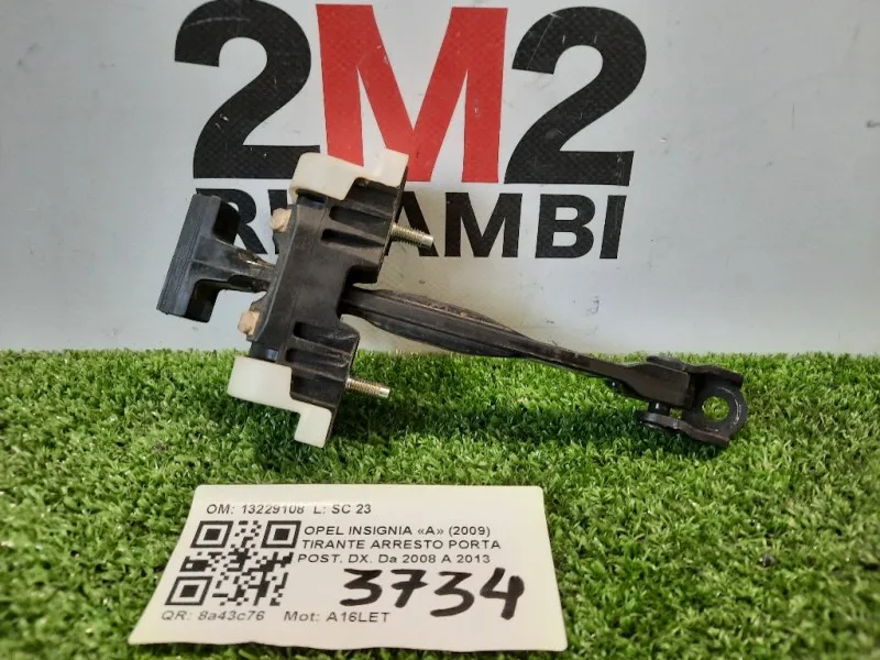 Tirante Arresto Porta POST DX 13229108 Opel Insignia A 2009
