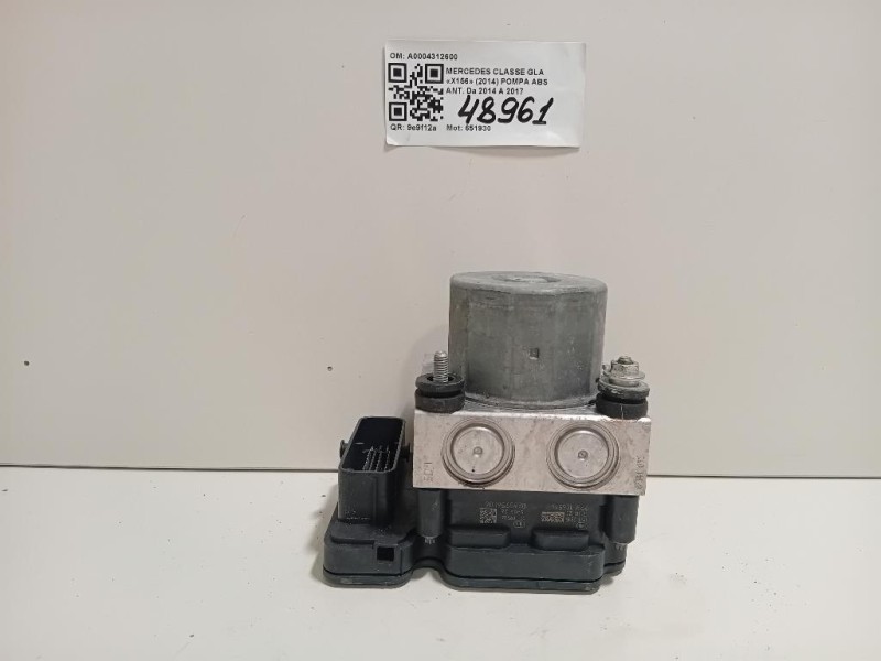 Pompa ABS ANT A0004312600 Mercedes Classe GLA X156 2014
