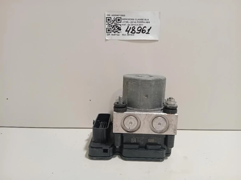 Pompa ABS ANT A0004312600 Mercedes Classe GLA X156 2014