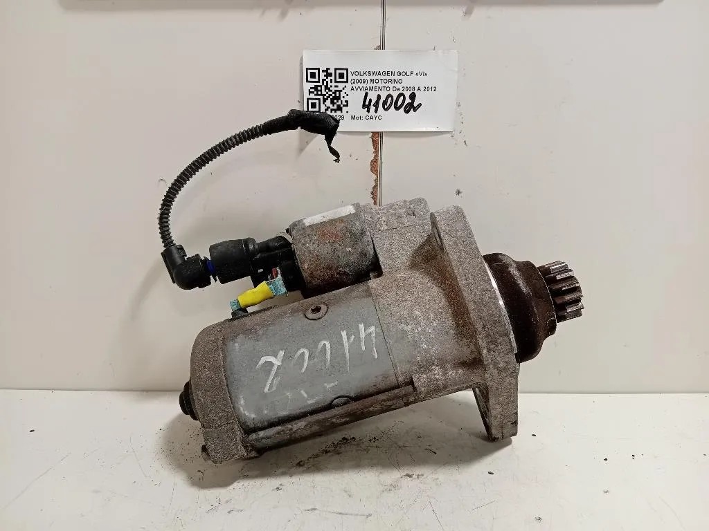 Motorino Avviamento 02Z911024K Volkswagen GOLF VI 2009