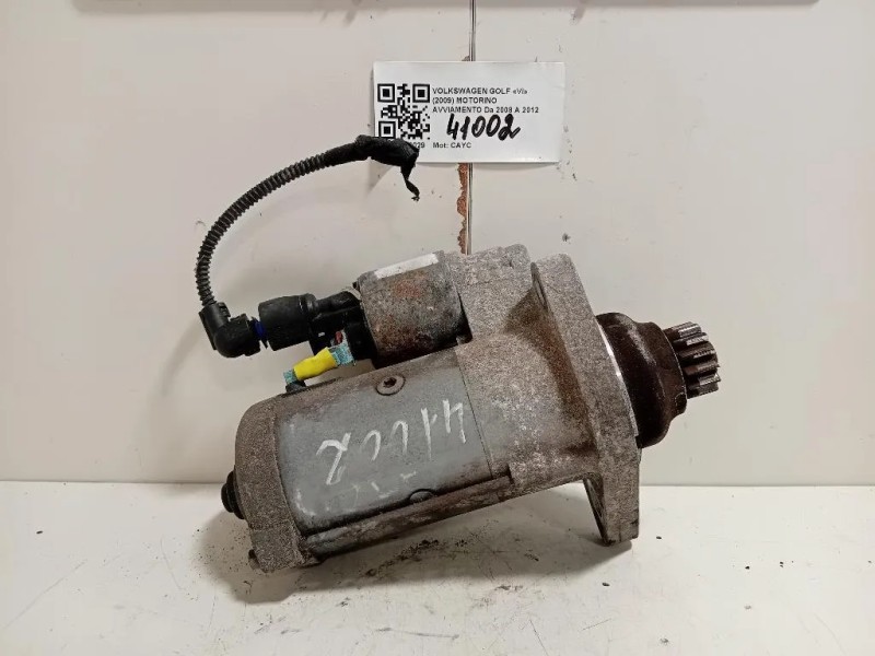 Motorino Avviamento 02Z911024K Volkswagen GOLF VI 2009