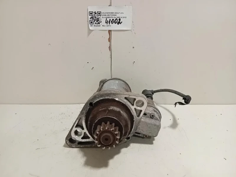 Motorino Avviamento 02Z911024K Volkswagen GOLF VI 2009