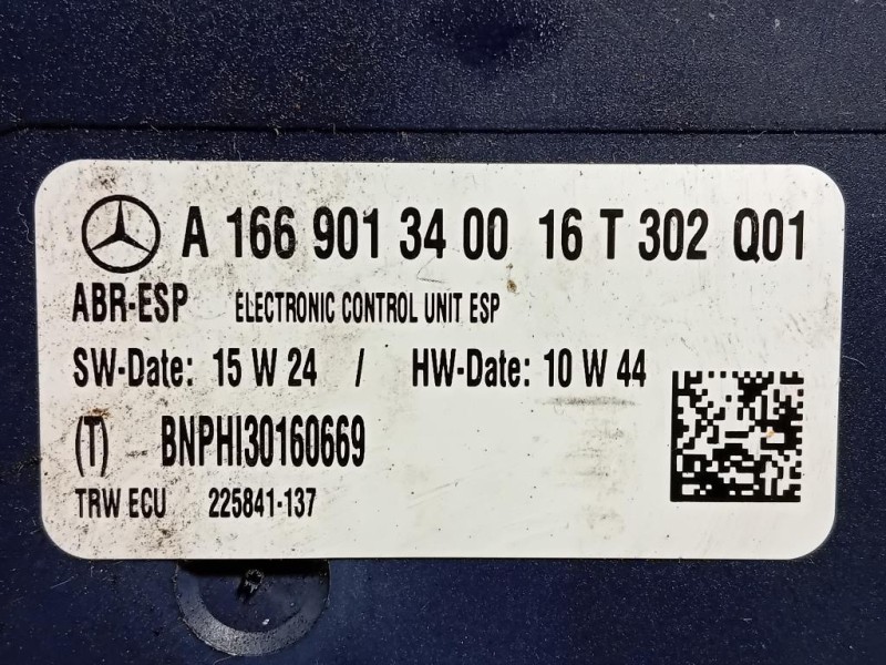 Pompa ABS ANT A1669013400 Mercedes Classe GLE W166 2015