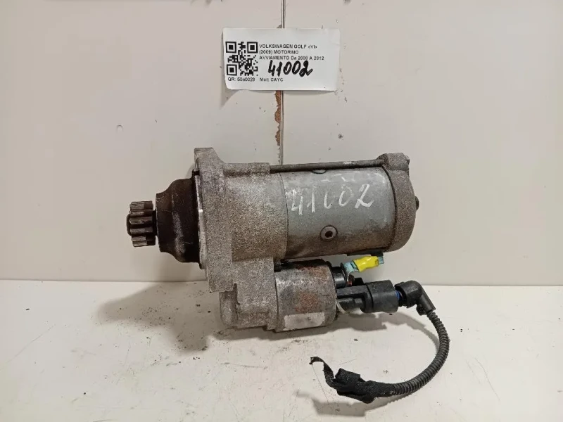 Motorino Avviamento 02Z911024K Volkswagen GOLF VI 2009