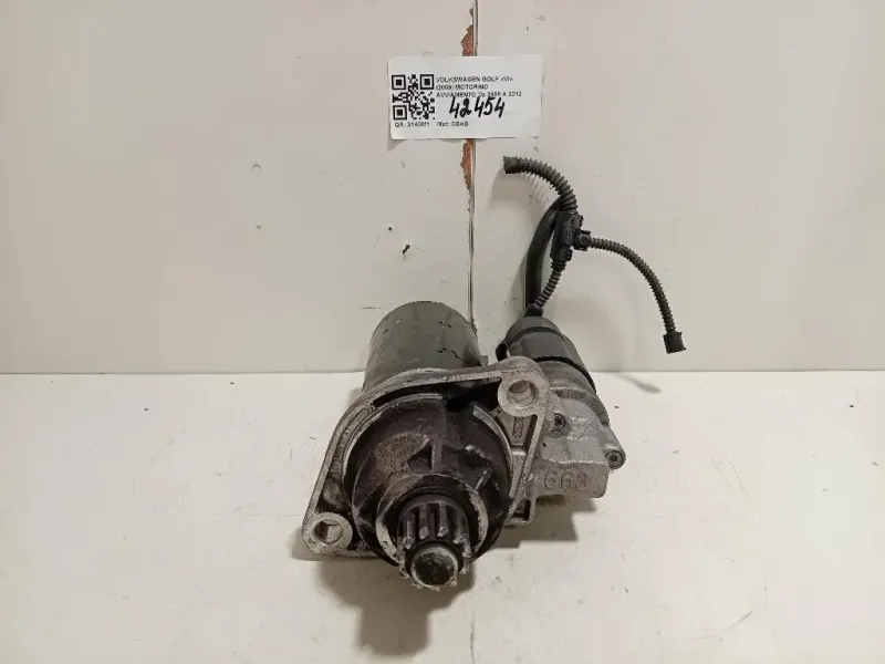 Motorino Avviamento 02E911023L Volkswagen GOLF VI 2009