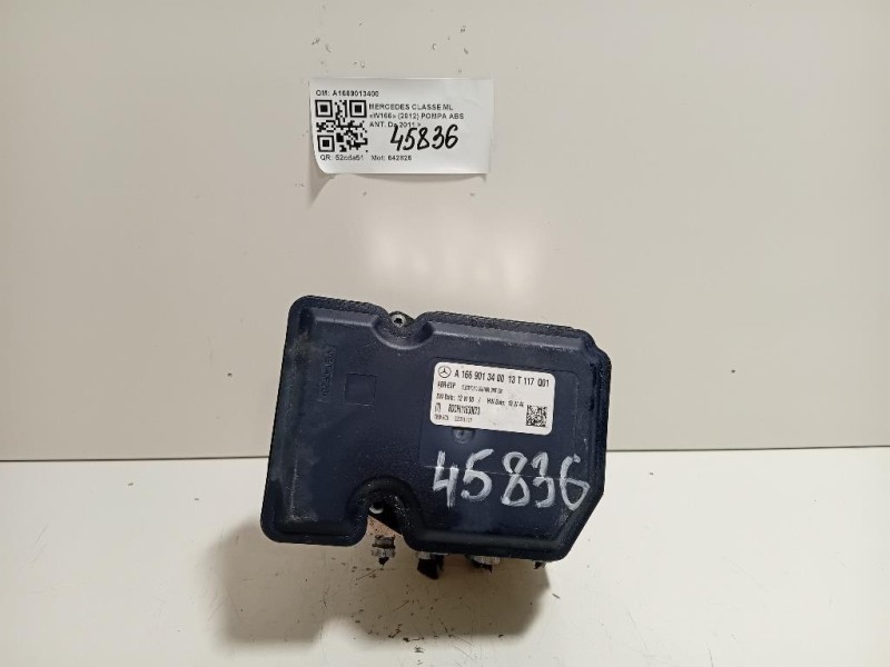 Pompa ABS ANT A1669013400 Mercedes Classe ML W166 2012