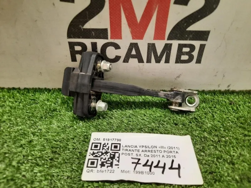 Tirante Arresto Porta POST SX 51917798 Lancia Ypsilon III 2011