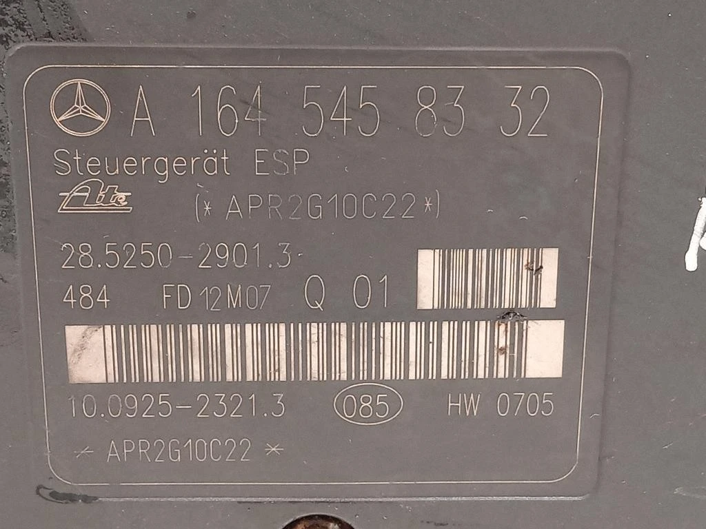 Pompa ABS ANT A1645458332 Mercedes Classe R W251 2006