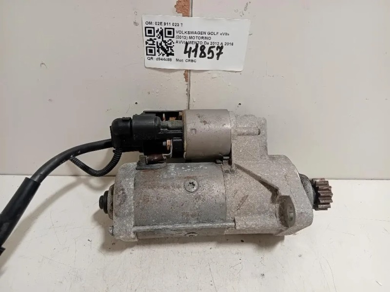 Motorino Avviamento 02E 911 023 T Volkswagen GOLF VII 2013