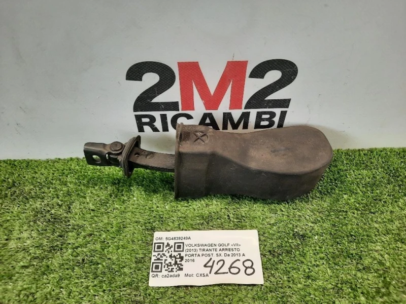 Tirante Arresto Porta POST SX 5G4839249A Volkswagen GOLF VII 2013