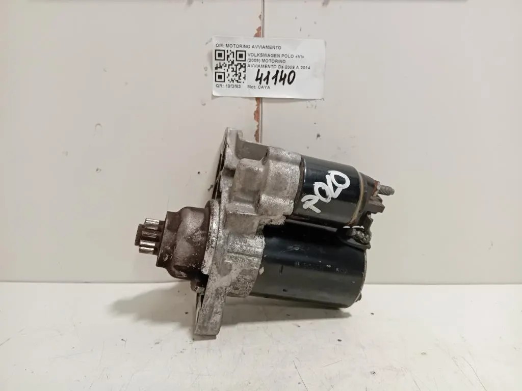 Motorino Avviamento 02Z911024H Volkswagen POLO VI 2009
