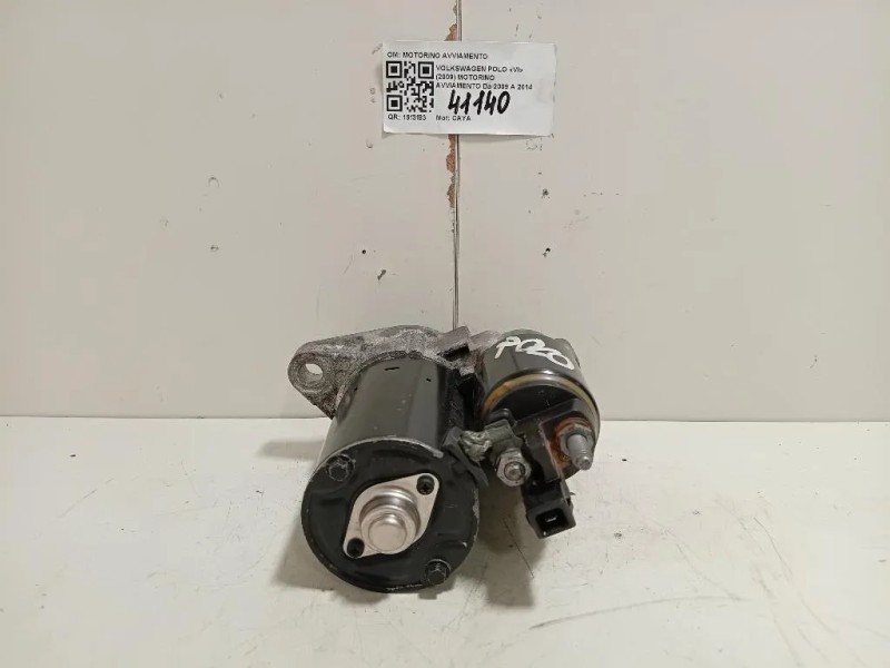 Motorino Avviamento 02Z911024H Volkswagen POLO VI 2009