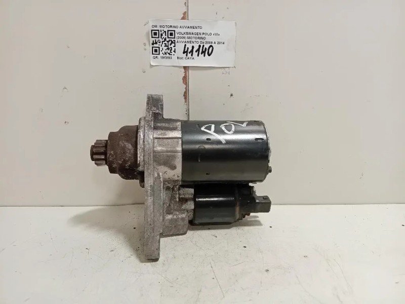 Motorino Avviamento 02Z911024H Volkswagen POLO VI 2009