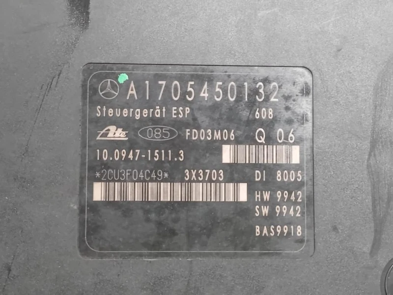 Pompa ABS ANT A003 431 70 12 Mercedes Classe SLK R170 1997