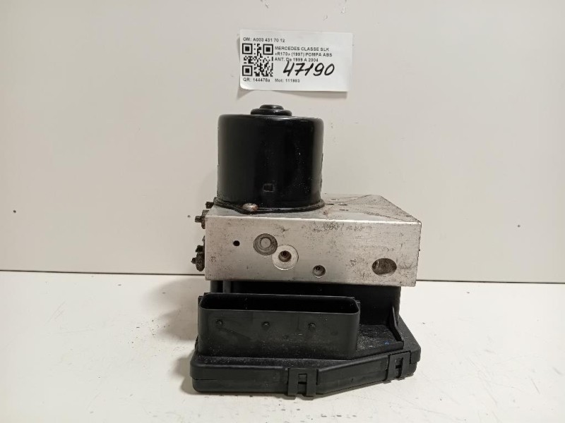 Pompa ABS ANT A003 431 70 12 Mercedes Classe SLK R170 1997