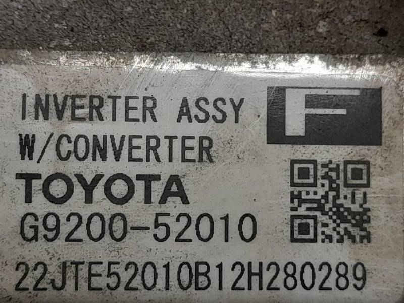 Trasformatore G920052010 Toyota Yaris IV 2014