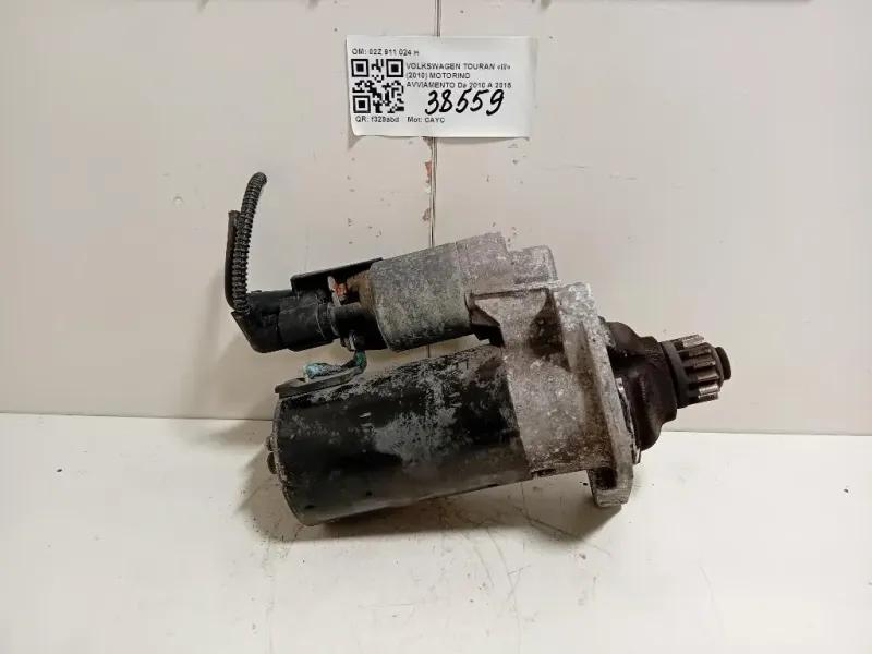 Motorino Avviamento 02Z 911 024 H Volkswagen Touran III 2010
