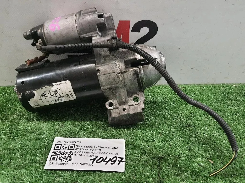 Motorino Avviamento Revisionato 12418574102 Bmw Serie 1 F20 Berlina 2012