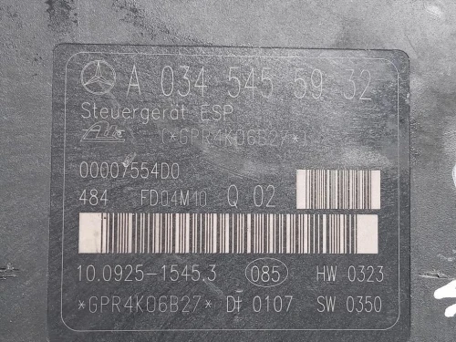 Pompa ABS ANT A0054310112 Mercedes Classe SLK R171 2004