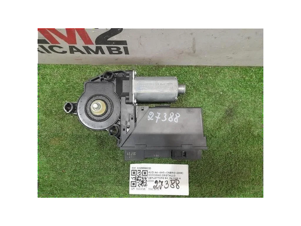 Motorino Cristallo Deflettore DX 8H2959802D Audi A4 8HE Cabrio 2006