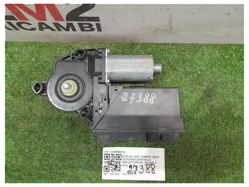 Motorino Cristallo Deflettore DX 8H2959802D Audi A4 8HE Cabrio 2006