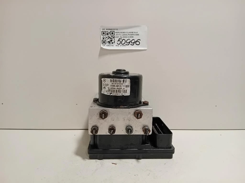 Pompa ABS ANT A0054310112 Mercedes Classe SLK R171 2004