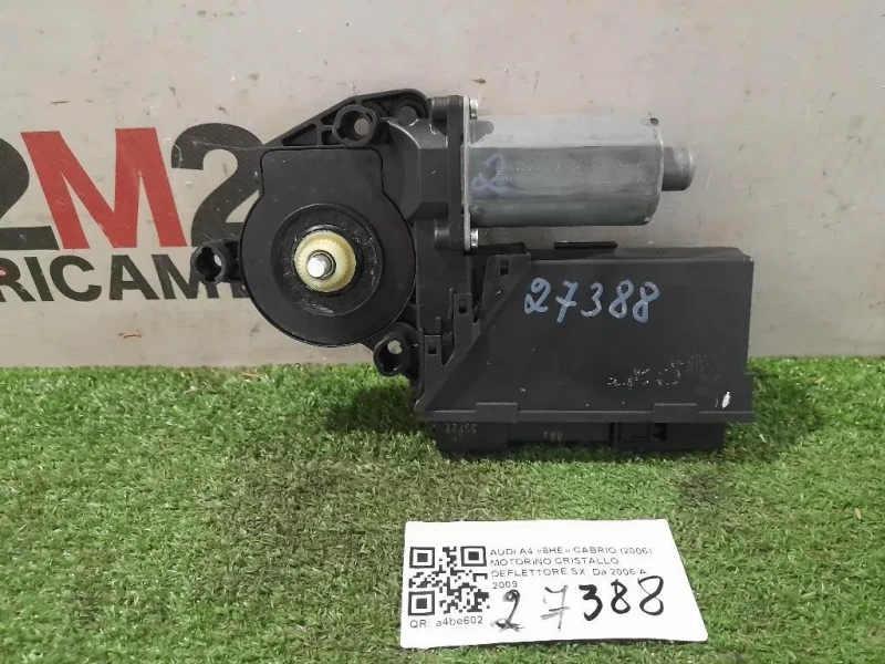 Motorino Cristallo Deflettore SX Audi A4 8HE Cabrio 2006