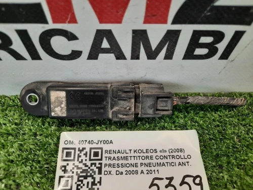 Trasmettitore Controllo Pressione Pneumatici ANT DX 40740-JY00A Renault Koleos I 2008