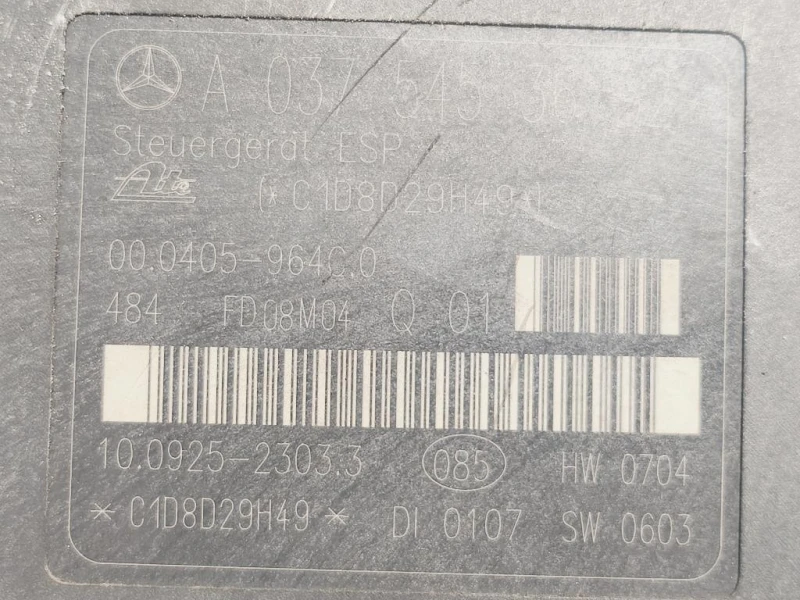 Pompa ABS ANT A0064314812 Mercedes Classe SLK R171 2004