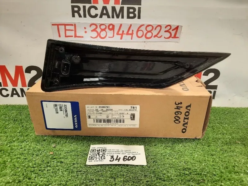 Trasparente Fanalino + Indicatore ANT DX 23386781 Volvo V40 II 2012