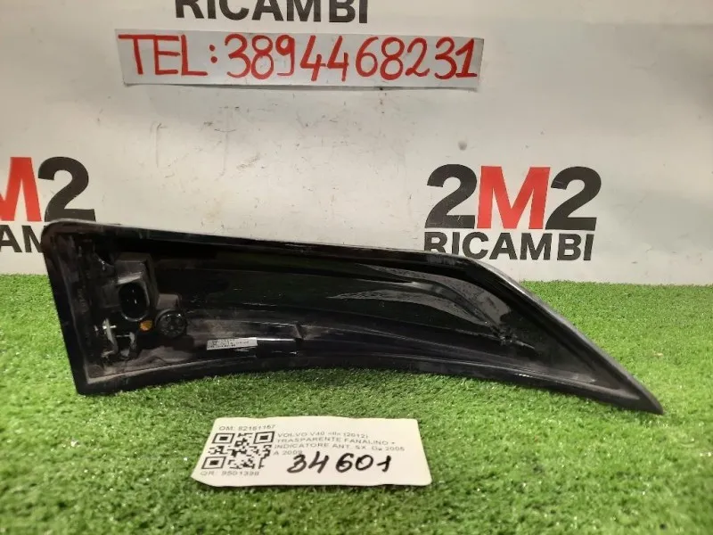 Trasparente Fanalino + Indicatore ANT SX 82151157 Volvo V40 II 2012