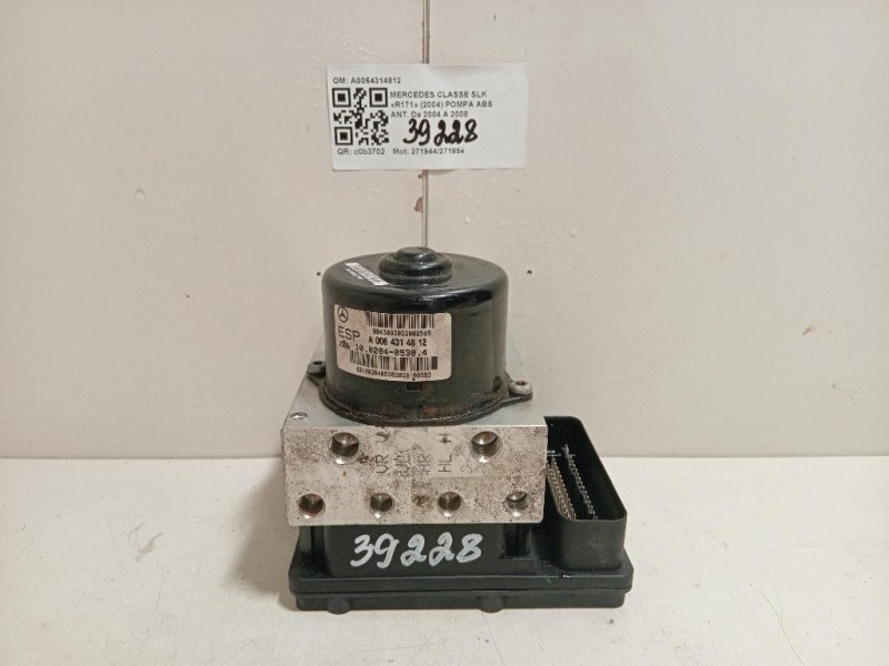 Pompa ABS ANT A0064314812 Mercedes Classe SLK R171 2004